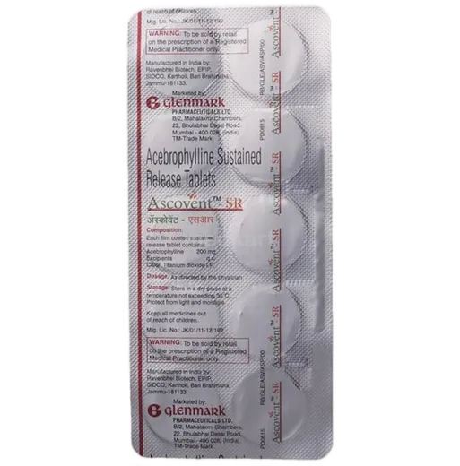ascovent sr tablet 10's